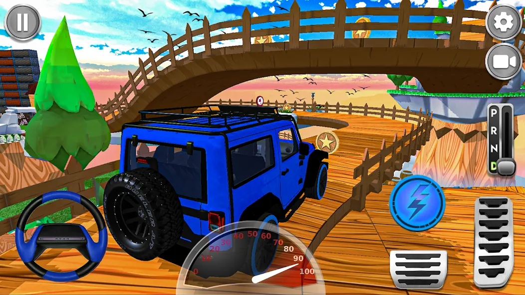 Скачать Mountain Climb 4x4 Car Games — Много денег — скриншот 5
