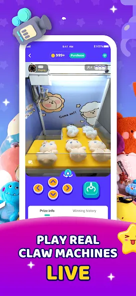 Скачать Claw Eden - Real Claw Machine (Мод: Много денег и попыток) на Андроид — скриншот 1