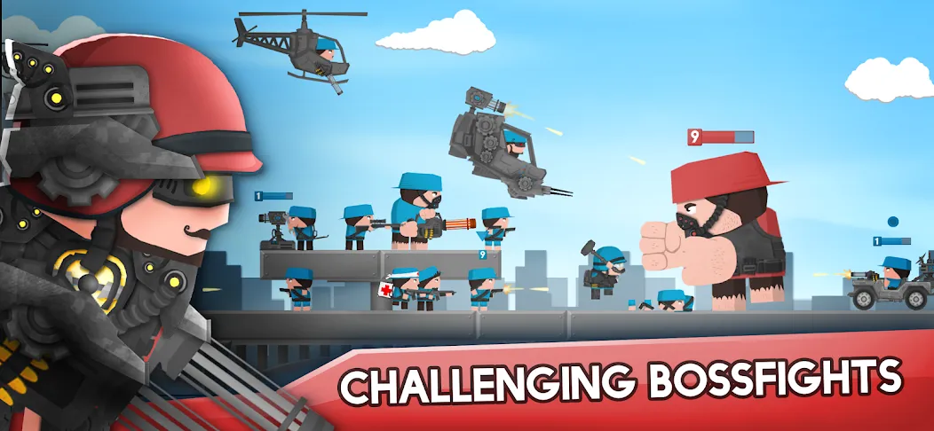 Скачать Clone Armies: Battle Game (Мод: Много денег и кристаллы) на Андроид — скриншот 4