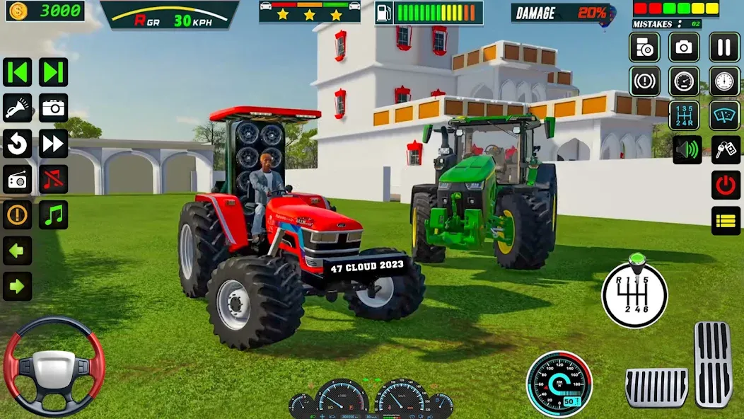 Взломанная US Tractor Farming Games 3d на Андроид — Много денег — скриншот 1