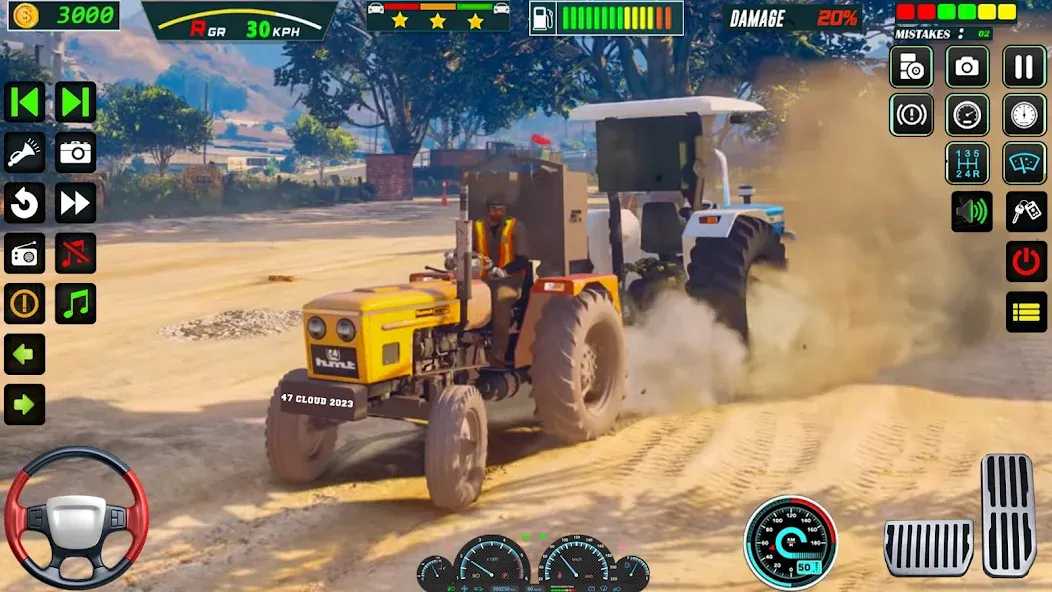 Взломанная US Tractor Farming Games 3d на Андроид — Много денег — скриншот 4