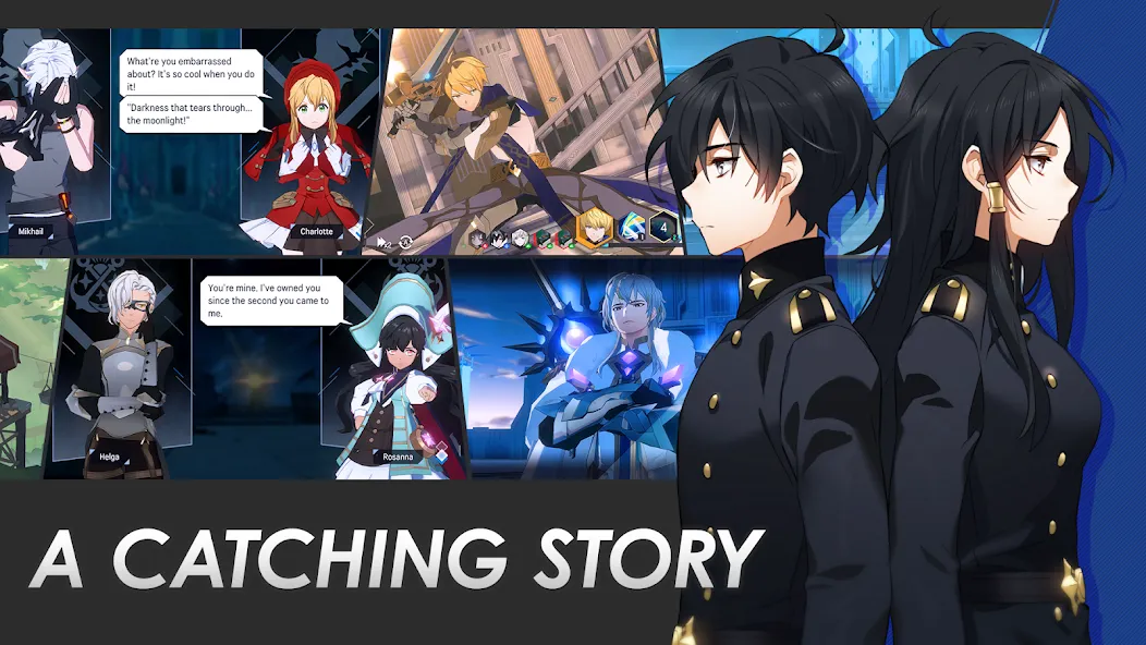 Lord of Heroes: anime games MOD APK — Много денег — скриншот 1