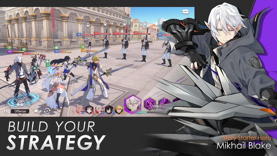 Lord of Heroes: anime games MOD APK — Много денег — скриншот 4