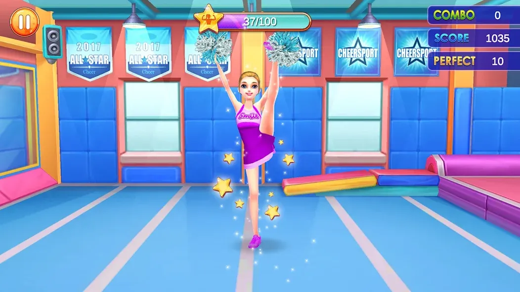 Взломанная Cheerleader Champion Dance Now на Андроид — Все разблокировано — скриншот 4