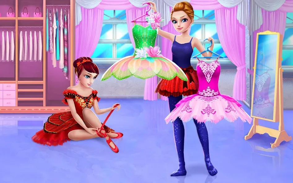 Скачать Pretty Ballerina - Girl Game на Андроид — Все открыто — скриншот 3