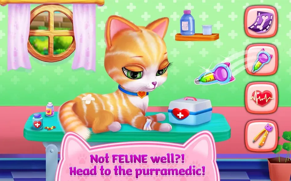 Скачать Kitty Love - My Fluffy Pet на Android — Много денег — скриншот 4