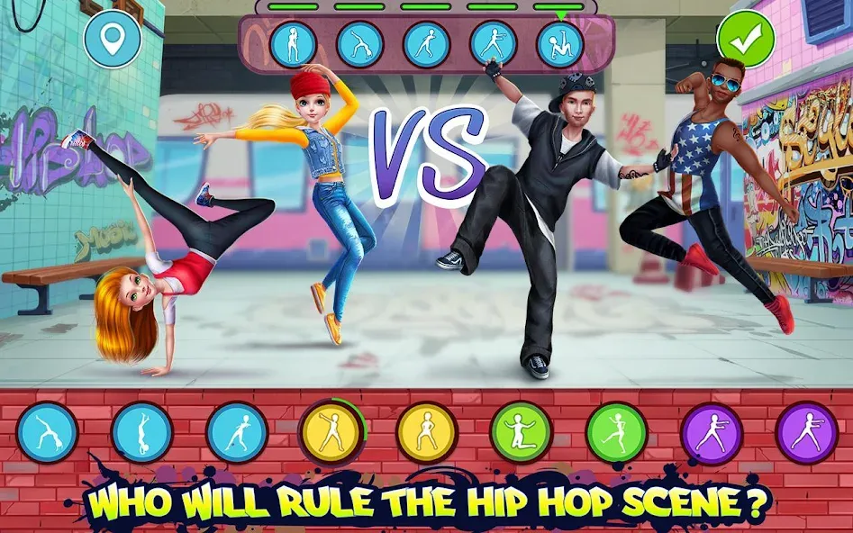Скачать Hip Hop Battle - Girls vs Boys на Андроид — Все костюмы открыты — скриншот 1 Скачать Hip Hop Battle - Girls vs Boys на Андроид — Все костюмы открыты — скриншот 1