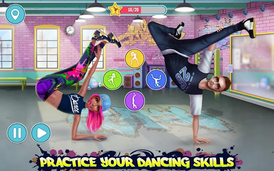 Скачать Hip Hop Battle - Girls vs Boys на Андроид — Все костюмы открыты — скриншот 3 Скачать Hip Hop Battle - Girls vs Boys на Андроид — Все костюмы открыты — скриншот 3