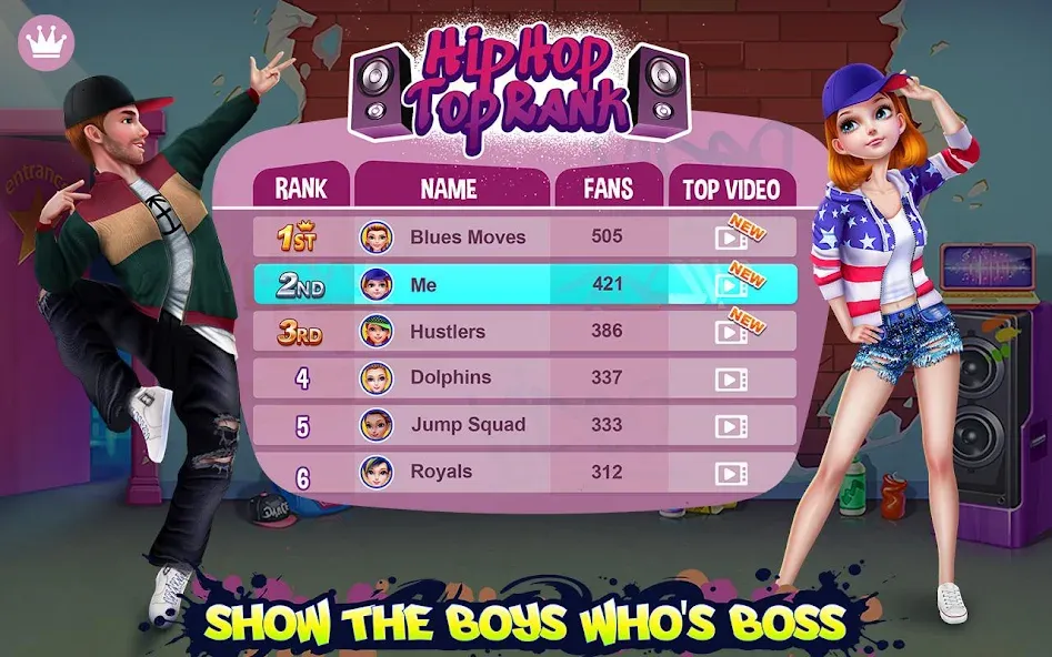 Скачать Hip Hop Battle - Girls vs Boys на Андроид — Все костюмы открыты — скриншот 5