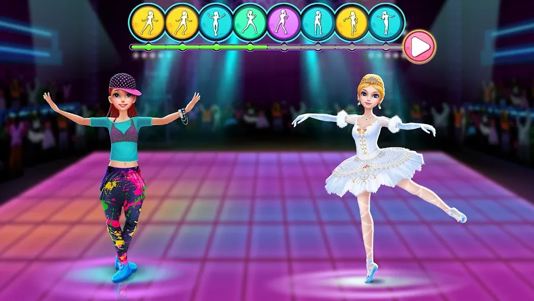 Скачать Dance Clash: Ballet vs Hip Hop — Модификация Много денег — скриншот 5