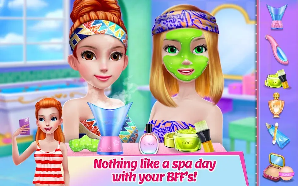 Скачать взломанную Girl Squad - BFF in Style — Много денег — скриншот 3 Скачать взломанную Girl Squad - BFF in Style — Много денег — скриншот 3