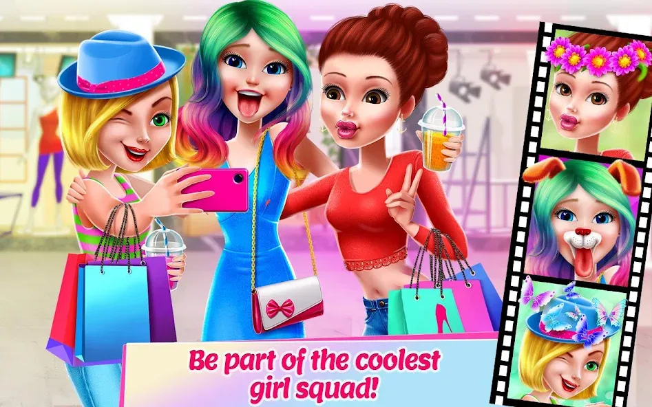 Скачать взломанную Girl Squad - BFF in Style — Много денег — скриншот 5