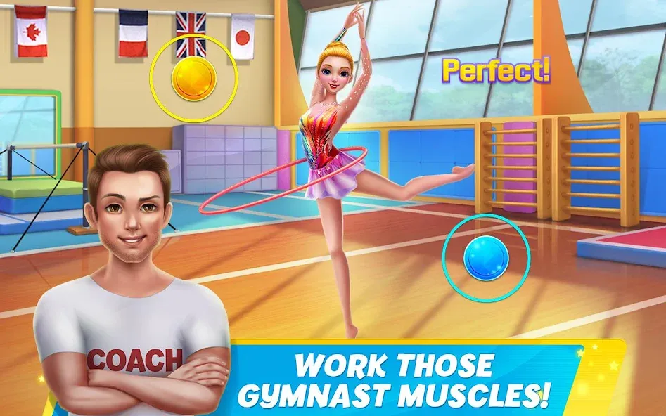 Rhythmic Gymnastics Dream Team — Взломанная версия (Все костюмы открыты) — скриншот 5