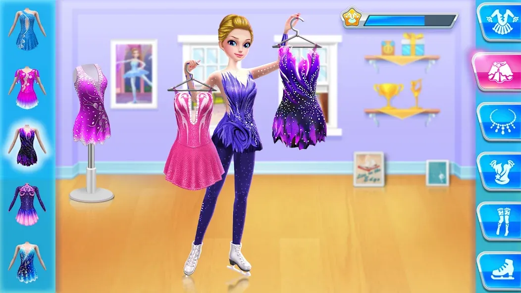 Ice Skating Ballerina Life (Мод Много денег и все открыто) — скриншот 1