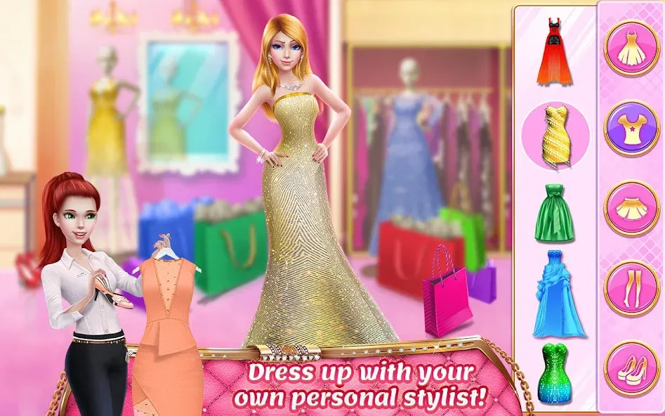 Rich Girl Mall - Shopping Game — Много денег — скриншот 1