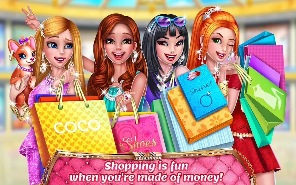 Rich Girl Mall - Shopping Game — Много денег — скриншот 5