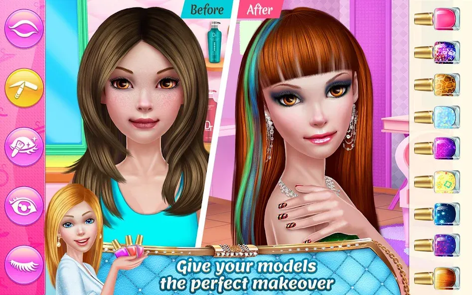 Stylist Girl: Make Me Fabulous — Мод: Много денег — скриншот 3