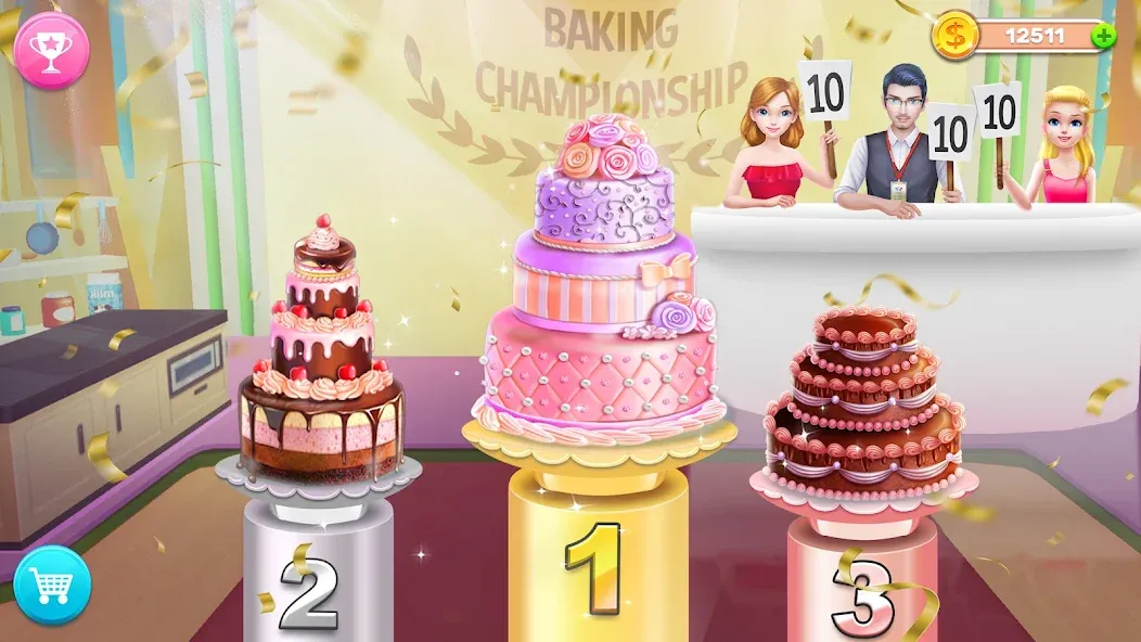 Скачать My Bakery Empire: Bake a Cake с модом — Много денег — скриншот 3