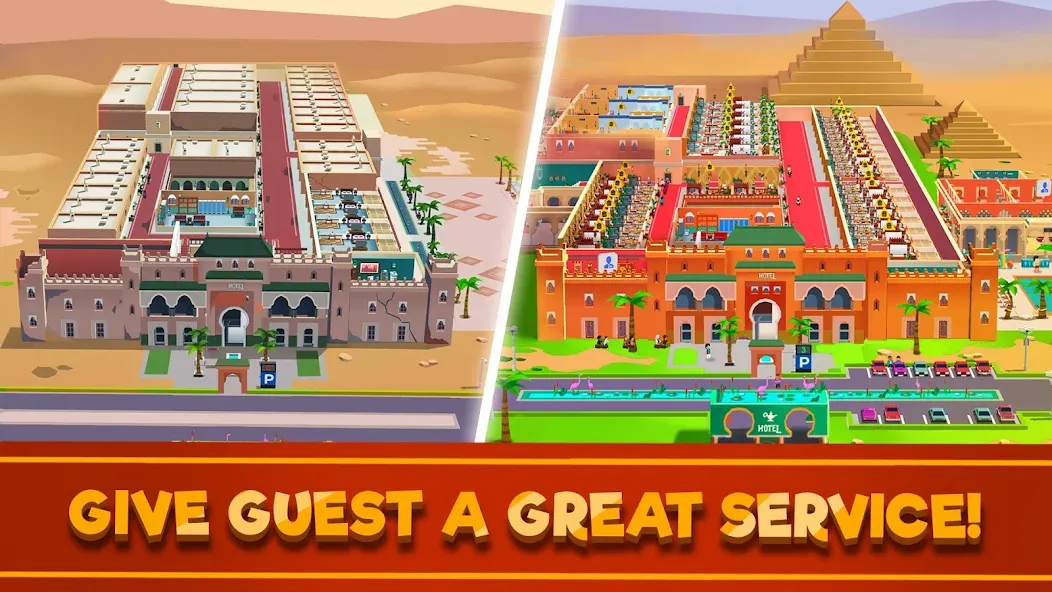 Скачать Hotel Empire Tycoon－Idle Game — Модификация Много денег — скриншот 4