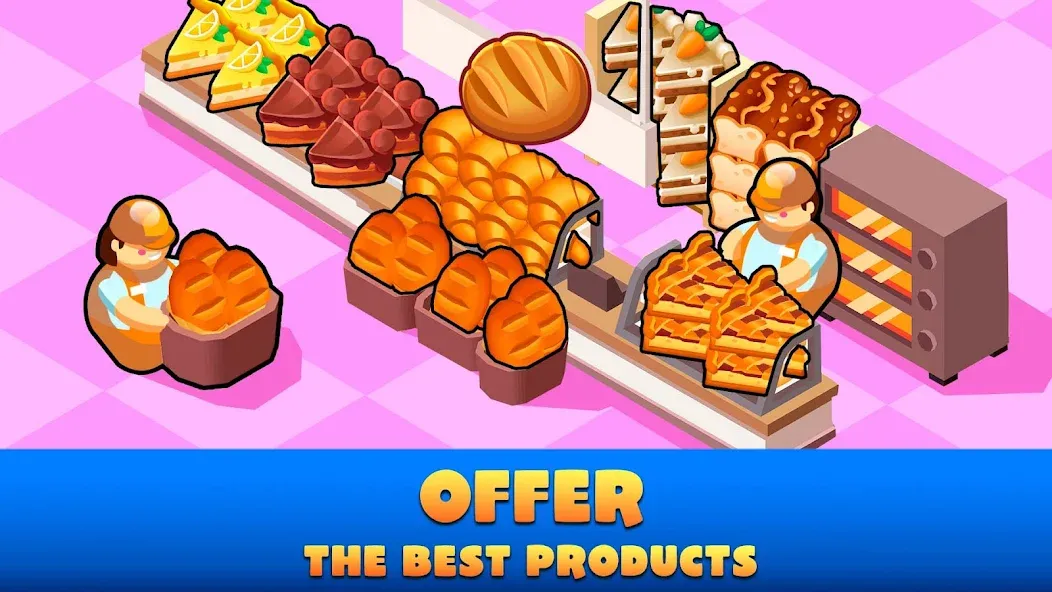 Скачать Idle Supermarket Tycoon－Shop с модом — Много денег — скриншот 3