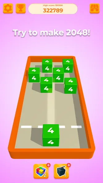 Скачать Chain Cube 2048: 3D merge game — Последняя версия (Много денег) — скриншот 4 Скачать Chain Cube 2048: 3D merge game — Последняя версия (Много денег) — скриншот 4