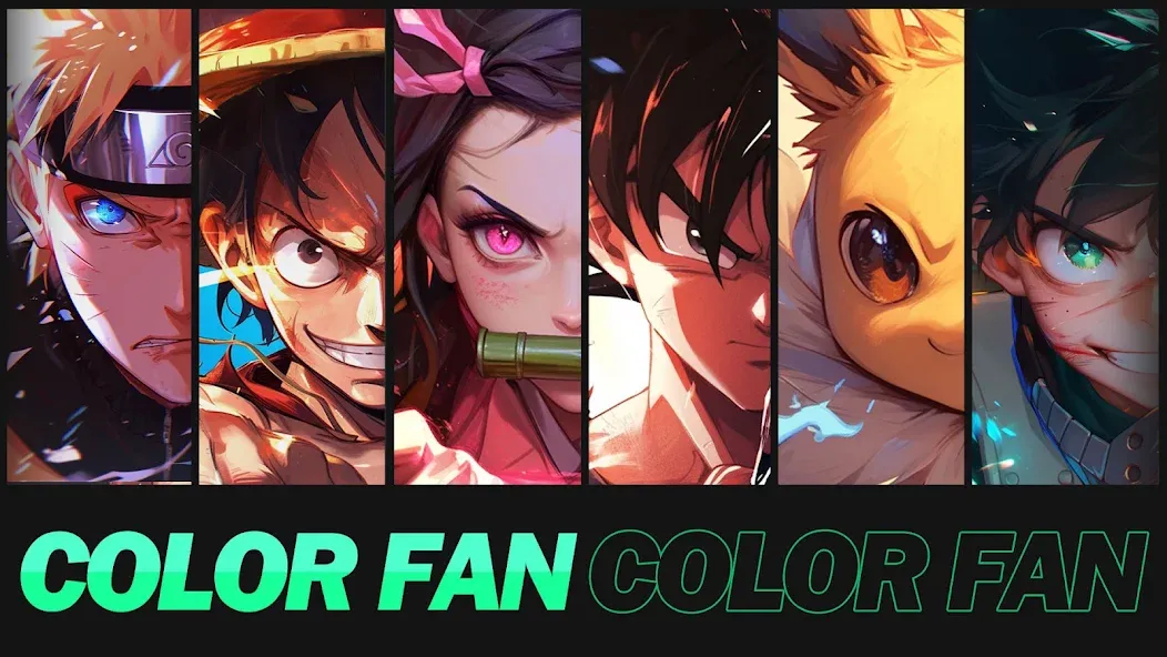 Взлом Color Fan - Color By Number — Без рекламы — скриншот 1