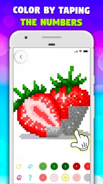 Pixel Art book・Color by number — Взломанная версия (Все открыто) — скриншот 2