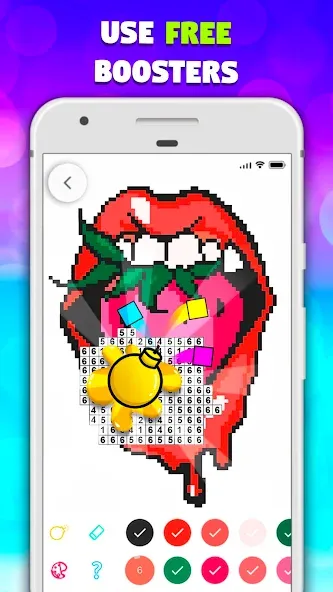 Pixel Art book・Color by number — Взломанная версия (Все открыто) — скриншот 4
