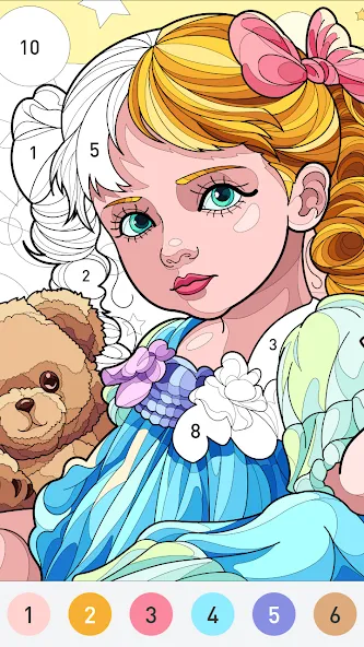 Скачать Color Now - color by number на Андроид — Все картинки разблокированы и без рекламы — скриншот 5