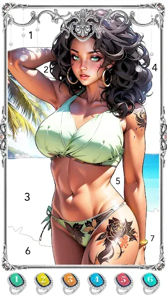 Black Color : Color By Number MOD APK — Все картинки разблокированы и без рекламы — скриншот 3