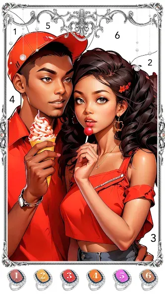 Black Color : Color By Number MOD APK — Все картинки разблокированы и без рекламы — скриншот 5