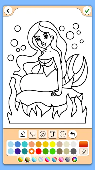 Скачать Coloring for girls and women — Модификация Все разблокировано — скриншот 1