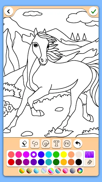 Скачать Coloring for girls and women — Модификация Все разблокировано — скриншот 2