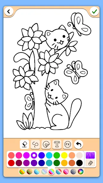 Скачать Coloring for girls and women — Модификация Все разблокировано — скриншот 3