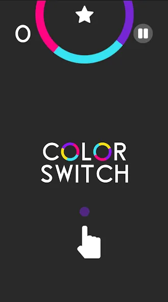 Color Switch: Endless Play Fun — Взломанная версия (Все скины разблокированы) — скриншот 1