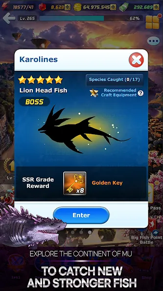 Скачать Ace Fishing: Wild Catch на телефон — Много денег — скриншот 3