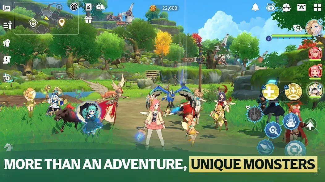 Summoners War: Chronicles на Андроид — Мод Бессмертие и Бесконечные кристаллы — скриншот 4 Summoners War: Chronicles на Андроид — Мод Бессмертие и Бесконечные кристаллы — скриншот 4