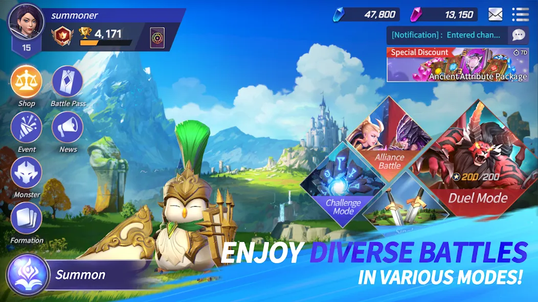 Summoners War: Lost Centuria MOD APK — Бесконечные кристаллы и мана — скриншот 4 Summoners War: Lost Centuria MOD APK — Бесконечные кристаллы и мана — скриншот 4