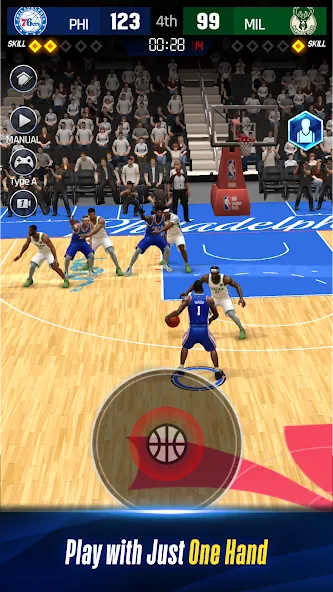 NBA NOW 24 — Мод: Взломанная на деньги и золото — скриншот 2