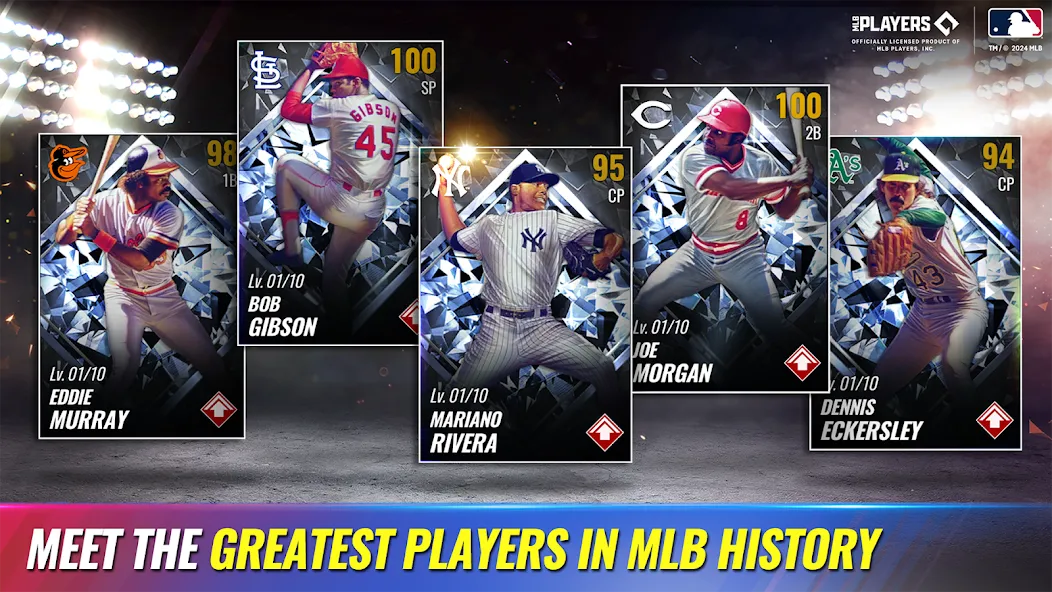 MLB 9 Innings 24 MOD APK — Много денег — скриншот 1