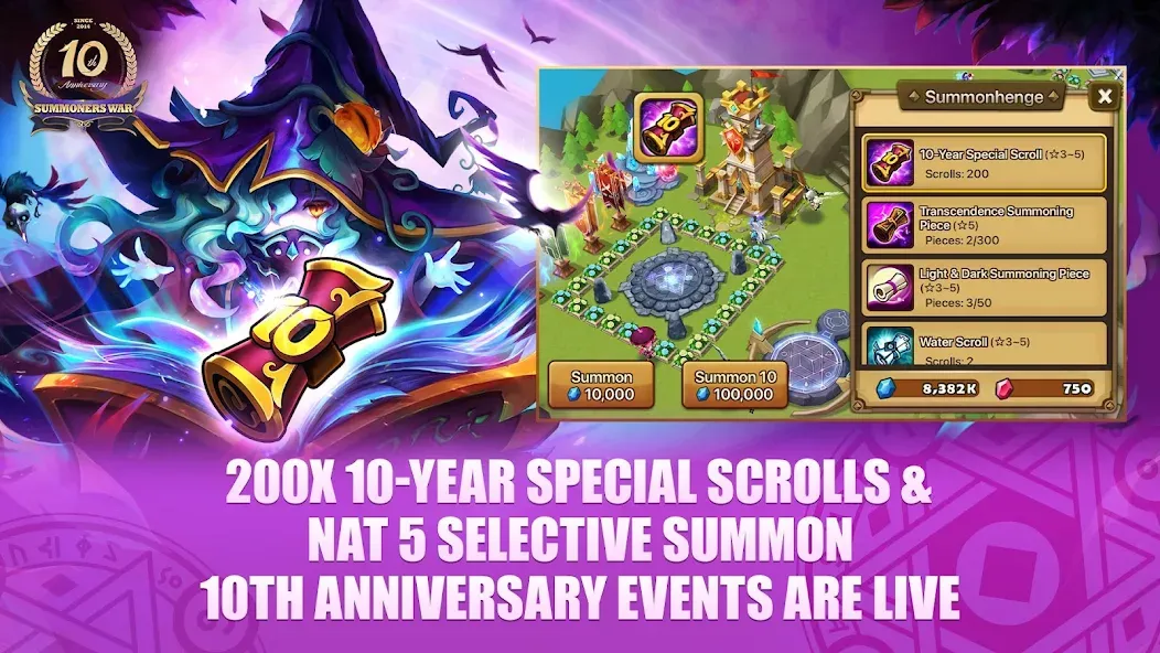 Summoners War MOD APK — Много денег и кристаллов — скриншот 1 Summoners War MOD APK — Много денег и кристаллов — скриншот 1