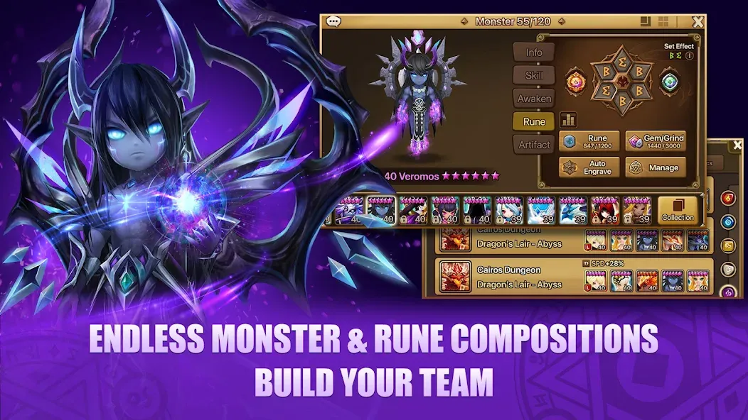 Summoners War MOD APK — Много денег и кристаллов — скриншот 3 Summoners War MOD APK — Много денег и кристаллов — скриншот 3