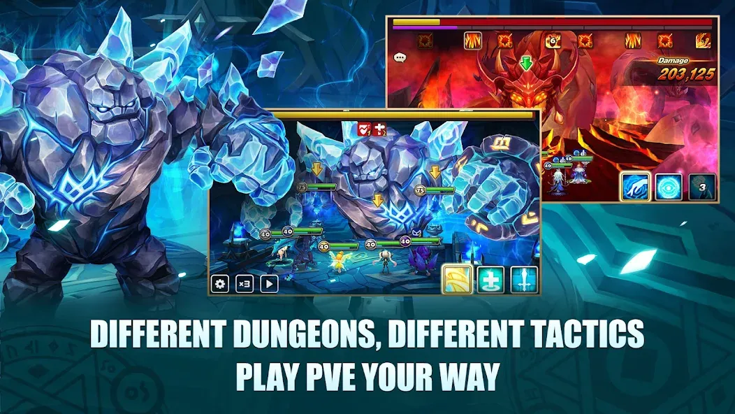 Summoners War MOD APK — Много денег и кристаллов — скриншот 5