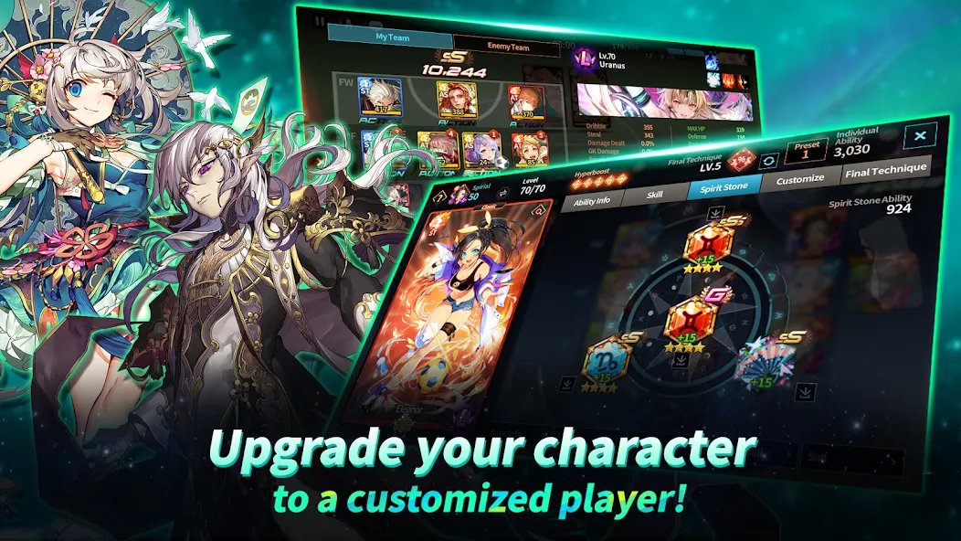Soccer Spirits — Много денег и бесконечные кристаллы — скриншот 3