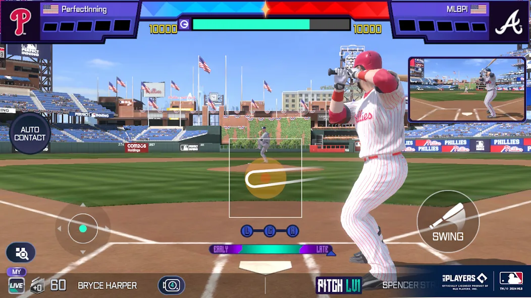 Скачать MLB Perfect Inning 24 — Модификация Много денег и золота — скриншот 5