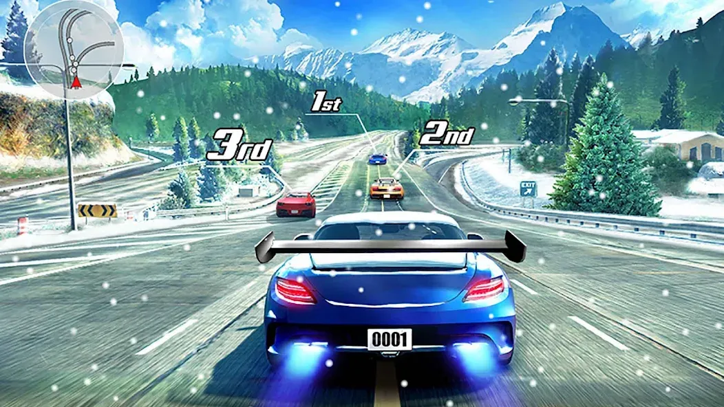 Скачать Street Racing 3D на Android — Много денег и бесконечный нитробуст — скриншот 1