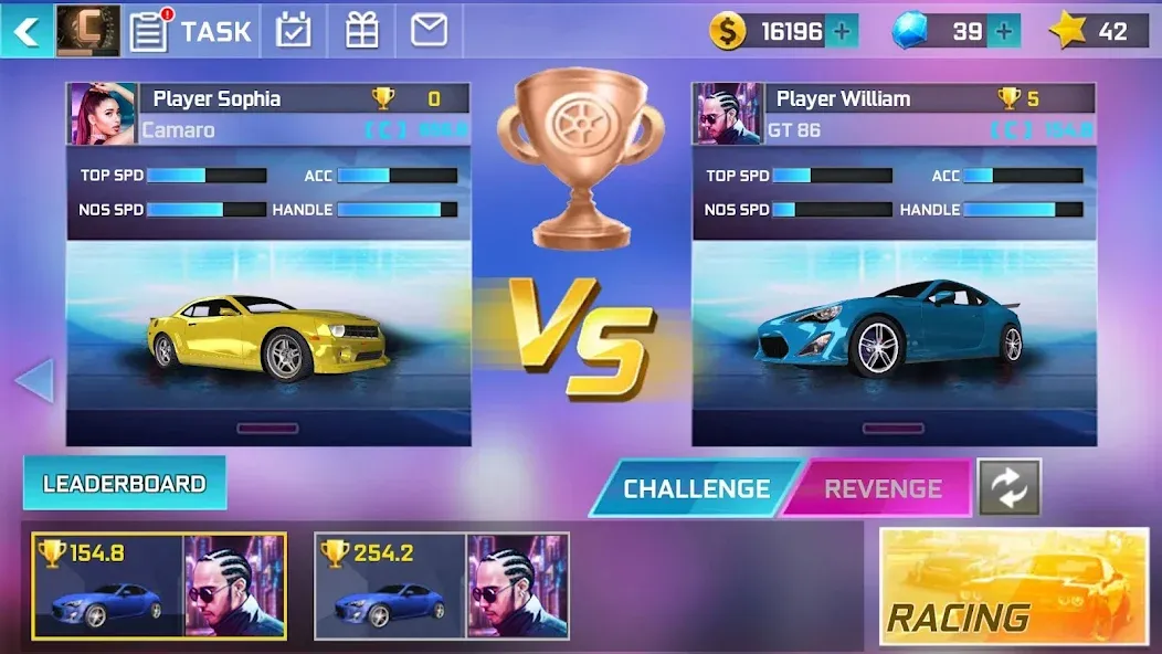 Скачать Street Racing 3D на Android — Много денег и бесконечный нитробуст — скриншот 3