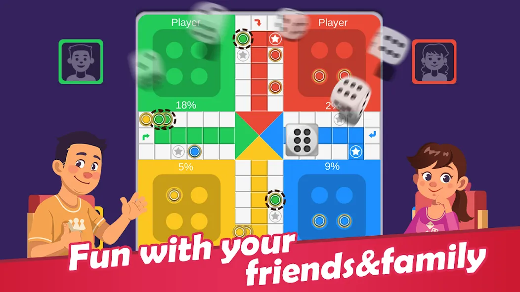 Скачать Ludo — Модификация Много денег — скриншот 1