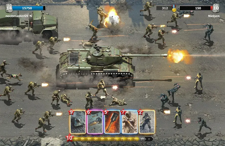 Trench Assault MOD — Много денег на Андроид — скриншот 4