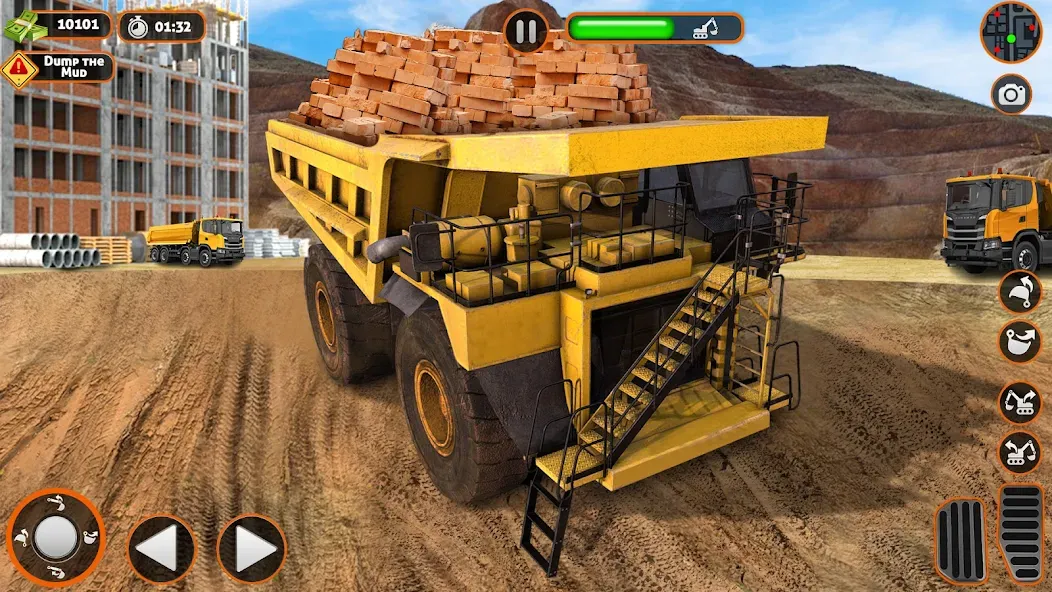 Construction Dump Truck Game MOD APK на Android — Много денег — скриншот 2